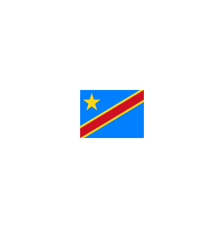 Kongo-Kinshasa Fasadflagga 