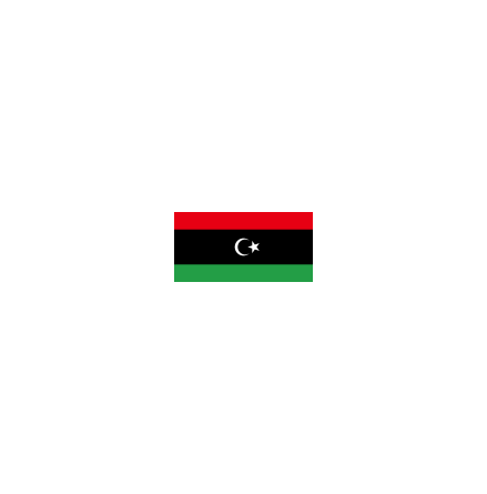 Libyen Flagga