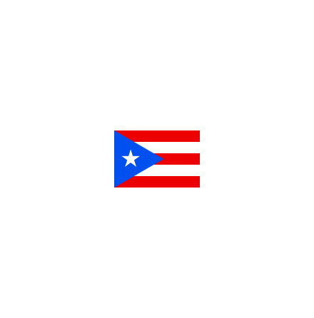 Puerto Rico Fasadflagga 