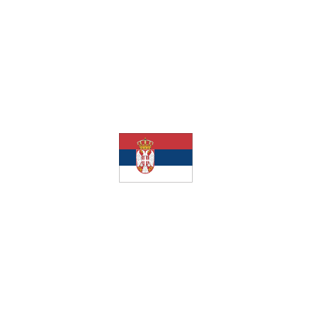 Serbien Flagga