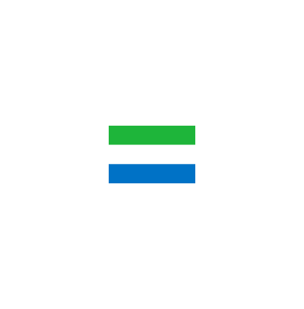 Sierra Leone Fasadflagga 