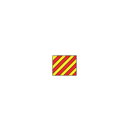Signalflagga 36 x 30 cm "Y"