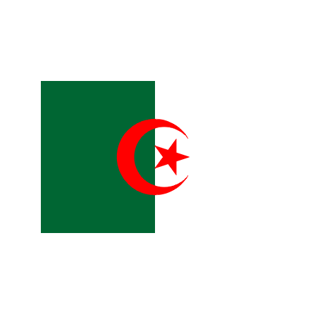 Algeriet Bordsflagga