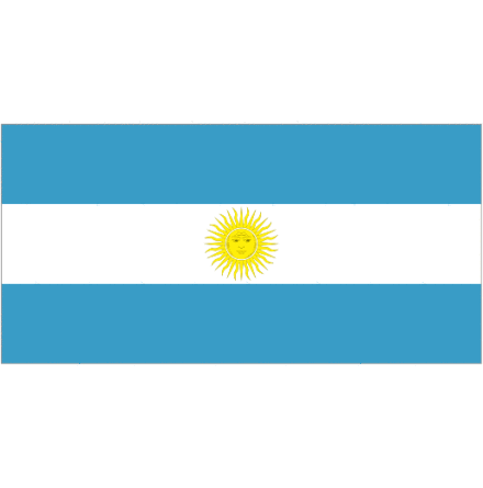 Argentina Bordsflagga mv