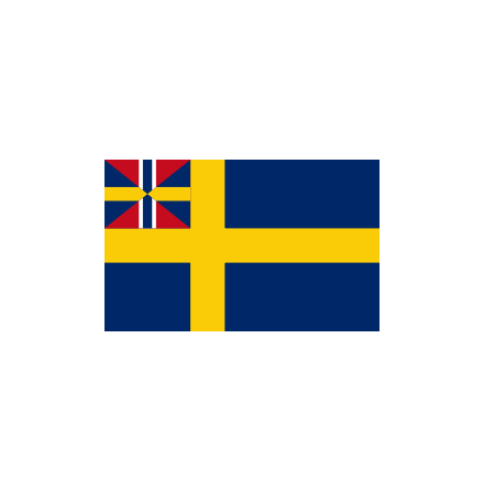 Unionsflagga Sve-Nor Bordsflagga (8 - 24 cm)