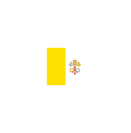 Vatikanstaten 16cm Bordsflagga