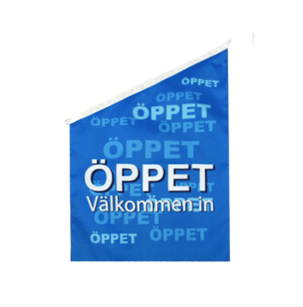 ppet Fasadflagga 60x40cm ljusbl