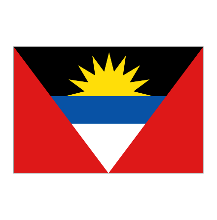 Antigua &amp; Barbuda bordsflagga