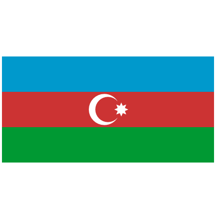 Azerbaijan Bordsflagga