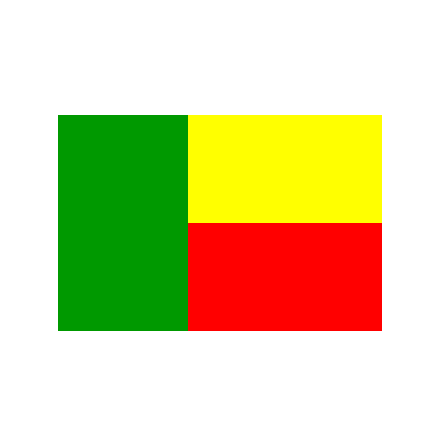 Benin Bordsflagga 