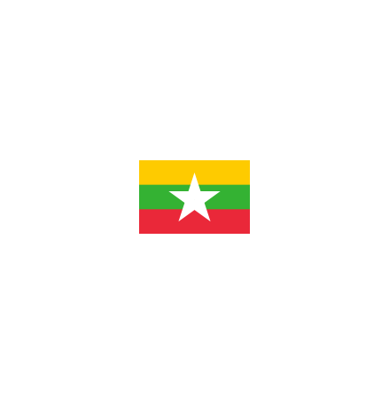 Myanmar/Burma Bordsflagga 