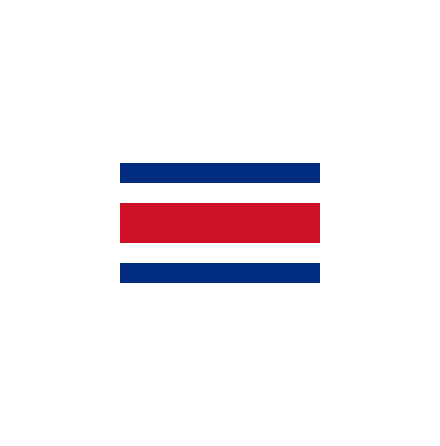 Costa Rica uv 16cm Bordsflagga