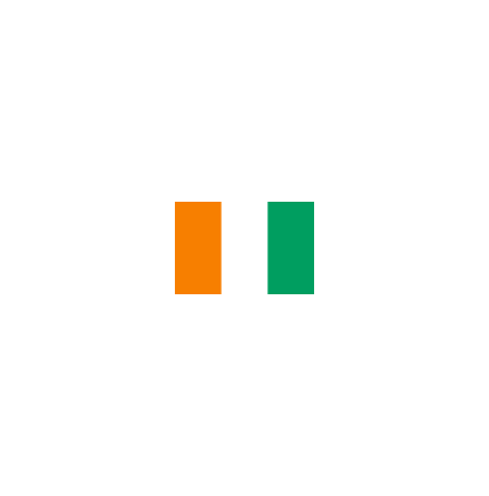 Elfenbenskusten Bordsflagga 
