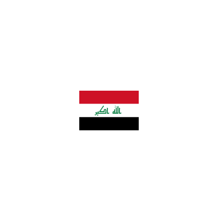 Irak 16 cm Bordsflagga