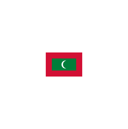 Maldiverna 16 cm Bordsflagga
