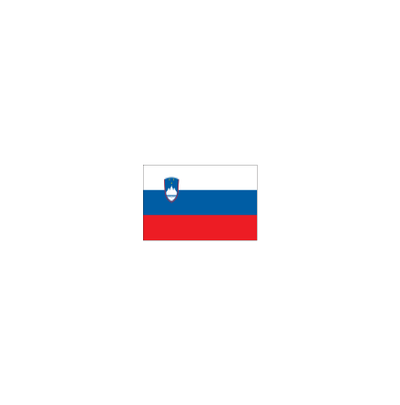 Slovenien Bordsflagga 