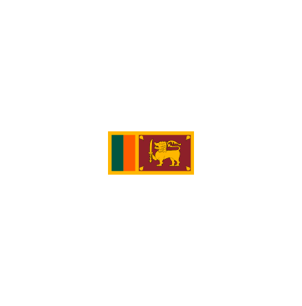 Sri Lanka 16 cm Bordsflagga