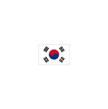 Sydkorea Bordsflagga