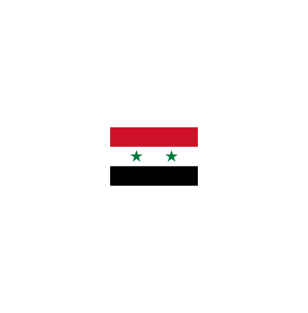 Syrien 16 cm Bordsflagga