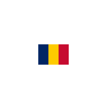 Tchad 16 cm Bordsflagga