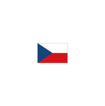 Tjeckien 8cm Bordsflagga