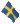 Sverige fasadflagga (30 - 150 cm)