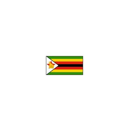 Zimbabwe Bordsflagga 