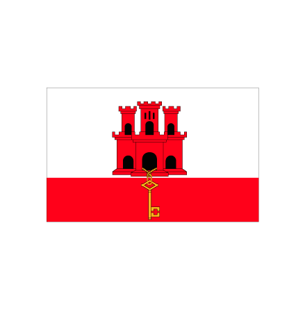 Gibraltar Bordsflagga