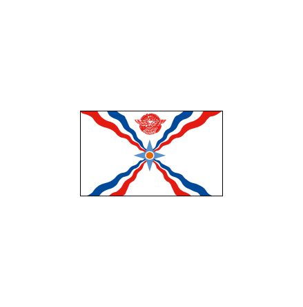 Assyrien Bordsflagga