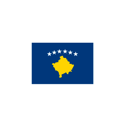 Kosovo Fasadflagga