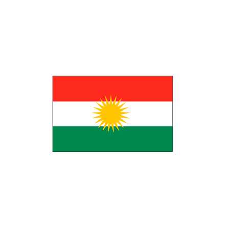 Kurdistan Bordsflagga