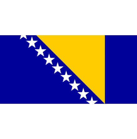 Bosnien Flagga