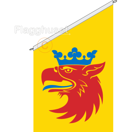 Skne gripen fasadflagga 75 cm