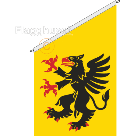 Sdermanland fasadflagga 75 cm