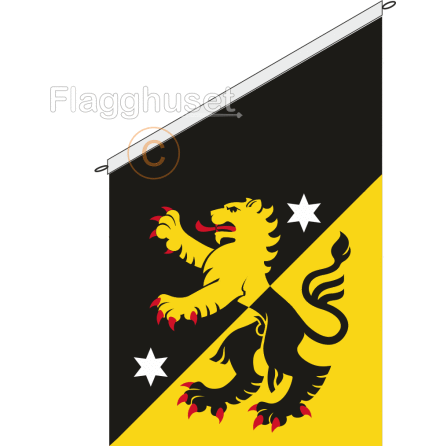 Vstergtland fasadflagga 75 cm