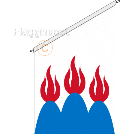 Vstmanland fasadflagga 75 cm