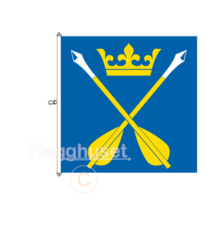 Dalarna flagga 200x200 cm