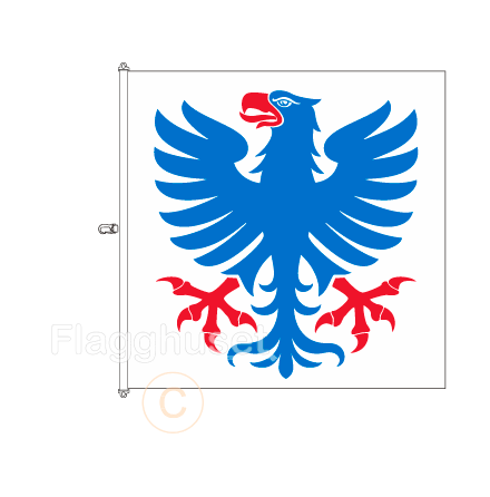 Vrmland flagga 200x200 cm