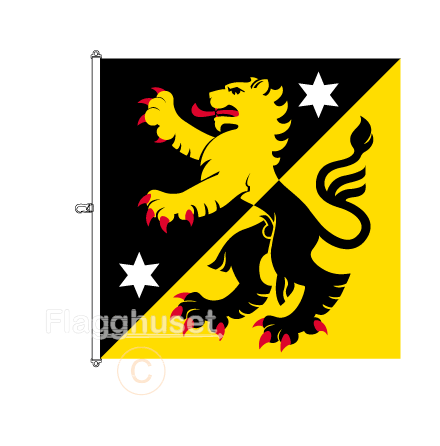 Västergötland flagga 200x200 cm