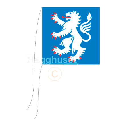 Halland bordsflagga 15x15 cm