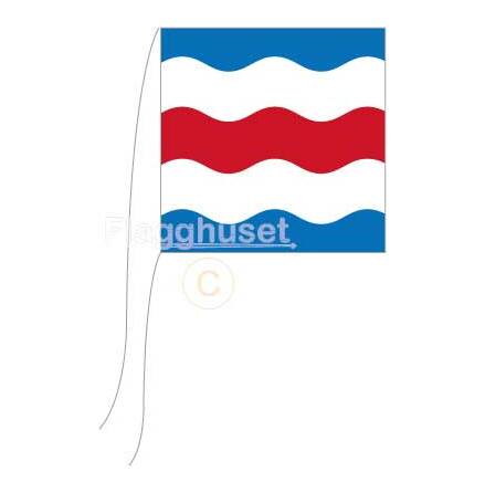 Medelpad bordsflagga 15x15 cm
