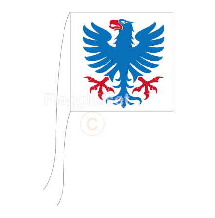 Vrmland bordsflagga 15x15 cm