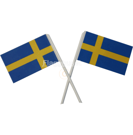 Cocktailflaggor Sverige 25-pack