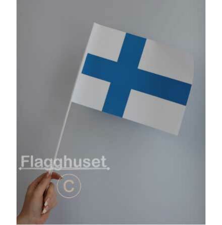 Finland pappersflagga 6-pack