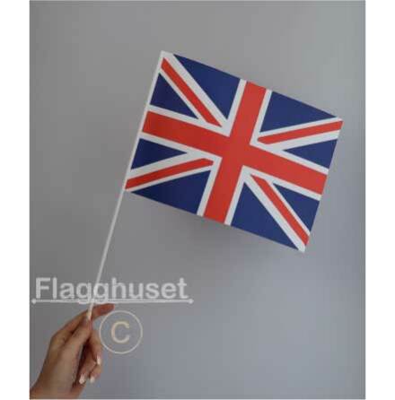 Storbritannien pappersflagga 6-pack