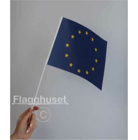 EU pappersflagga 6-pack