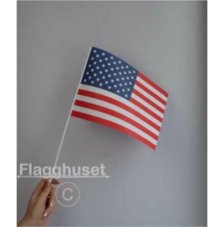 USA pappersflagga 6-pack
