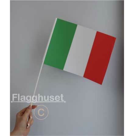 Italien pappersflagga 6-pack
