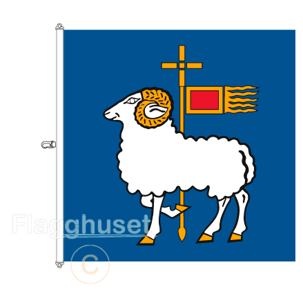 Gotland flagga 200x200 cm