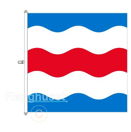 Medelpad flagga 200x200 cm